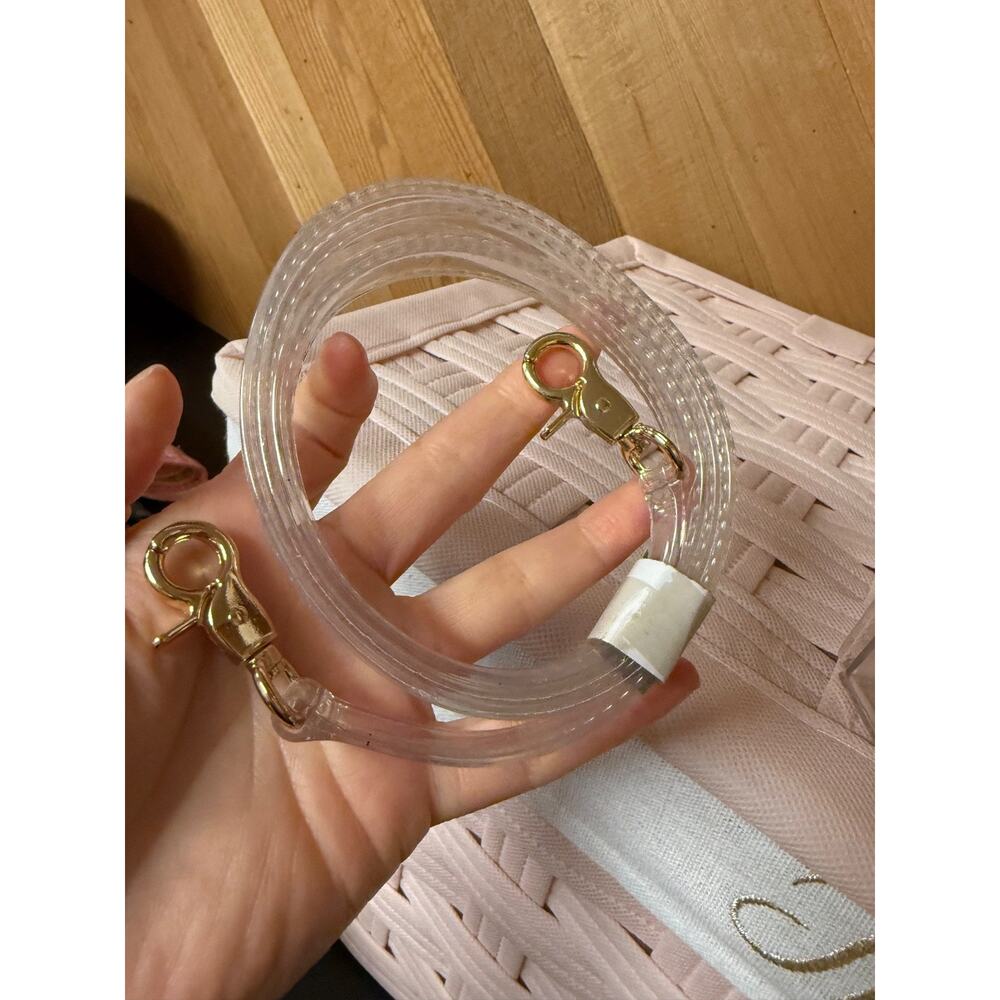 EUC Forever 21 Clear/Matte Cross Body/Top Handle Bag Purse - Picture 7 of 9